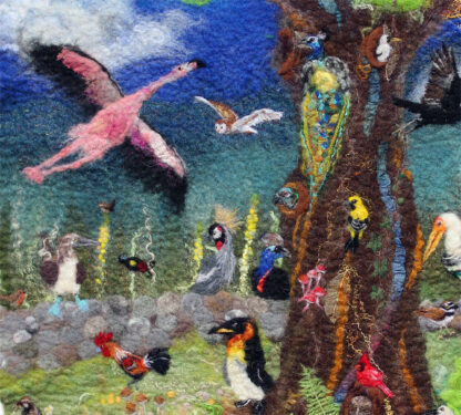 The Odd Bird Tree II Original Artwork