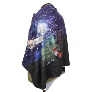 Midnight Visitors Limited Edition Printed Fleece Blanket Scarf