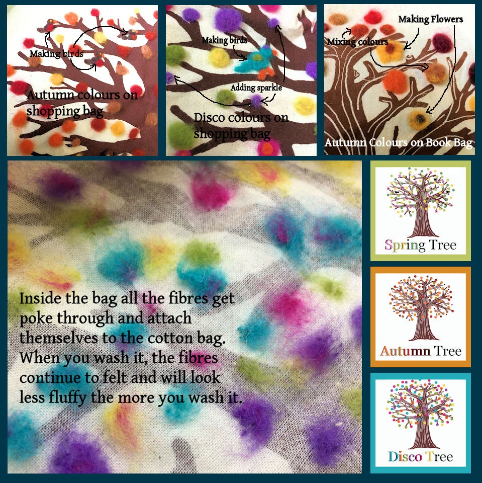 Needle Felted Tree Bag Kit - Image 2