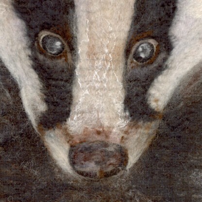 Badger Portrait Giclée Print