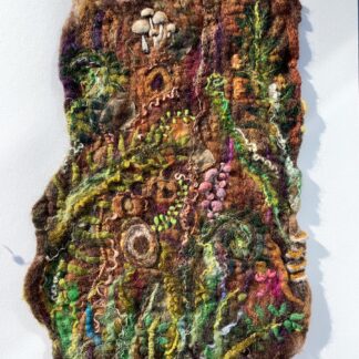 Barnsdale Gardens: Undergrowth Felted Picture