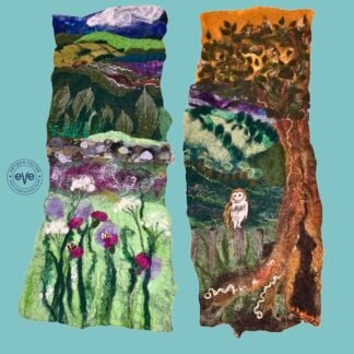 Over the Hills Felted Picture Workshop