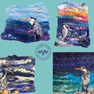 Seascape with Heron Felted Picture Workshop