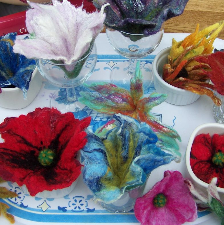 Felted Flowers