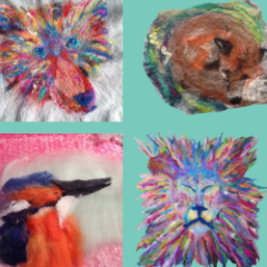 Peterborough: Wet Felted Animal Portrait